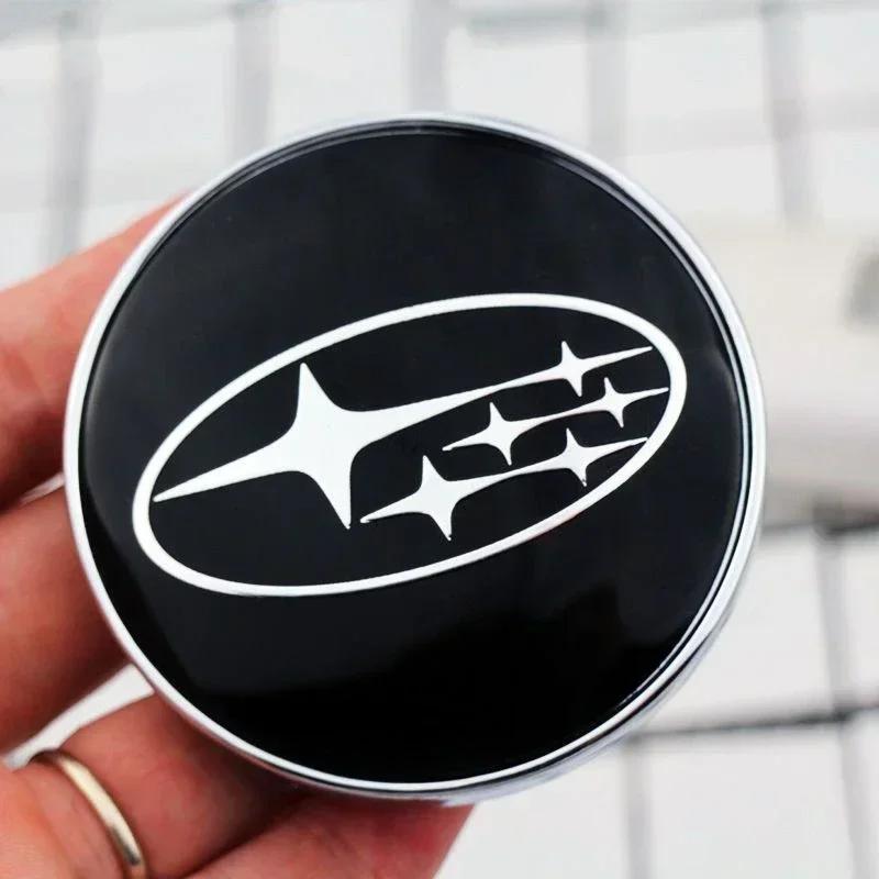 For Subaru XV WRC WRX BRZ FORESTER TRIBECA IMPREZA LEGACY OUTBACK STI 4PCS 60mm Car Vehicle Wheel Hub Center Cap Cover Badge et4