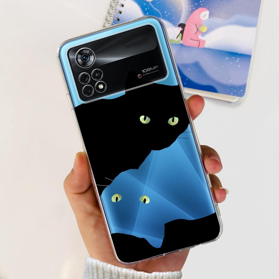Für Xiaomi Poco X4 Pro 5G Hülle Stilvolle Bemalte Abdeckung Weiche Silikon Handyhülle Für Xiaomi Poco M4 Pro 5G M4Pro X4Pro Fundas Coque