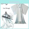 Nádherný Cosplay Kostým Lan Wangji z Modao Zushi Pro Stylové Anime Nadšence
