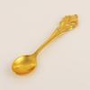 European Coffee Spoon Storage Cup Tulip Spoon Set Dessert Household Ornament Alloy Cake Spoon Tableware