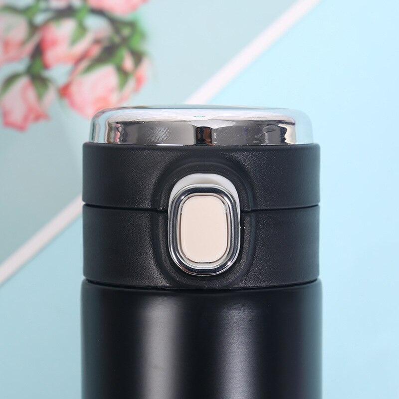 1pc 420ML Smart Thermos Stainless Steel Water Bottle Led Digital Temperature Display Coffee Thermal Mugs Intelligent Insulation Cups