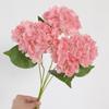 4 Heads Artificial Hydrangea Flower Realistic Faux Flowers Hydrangea Flowers Branch  Outdoor Party