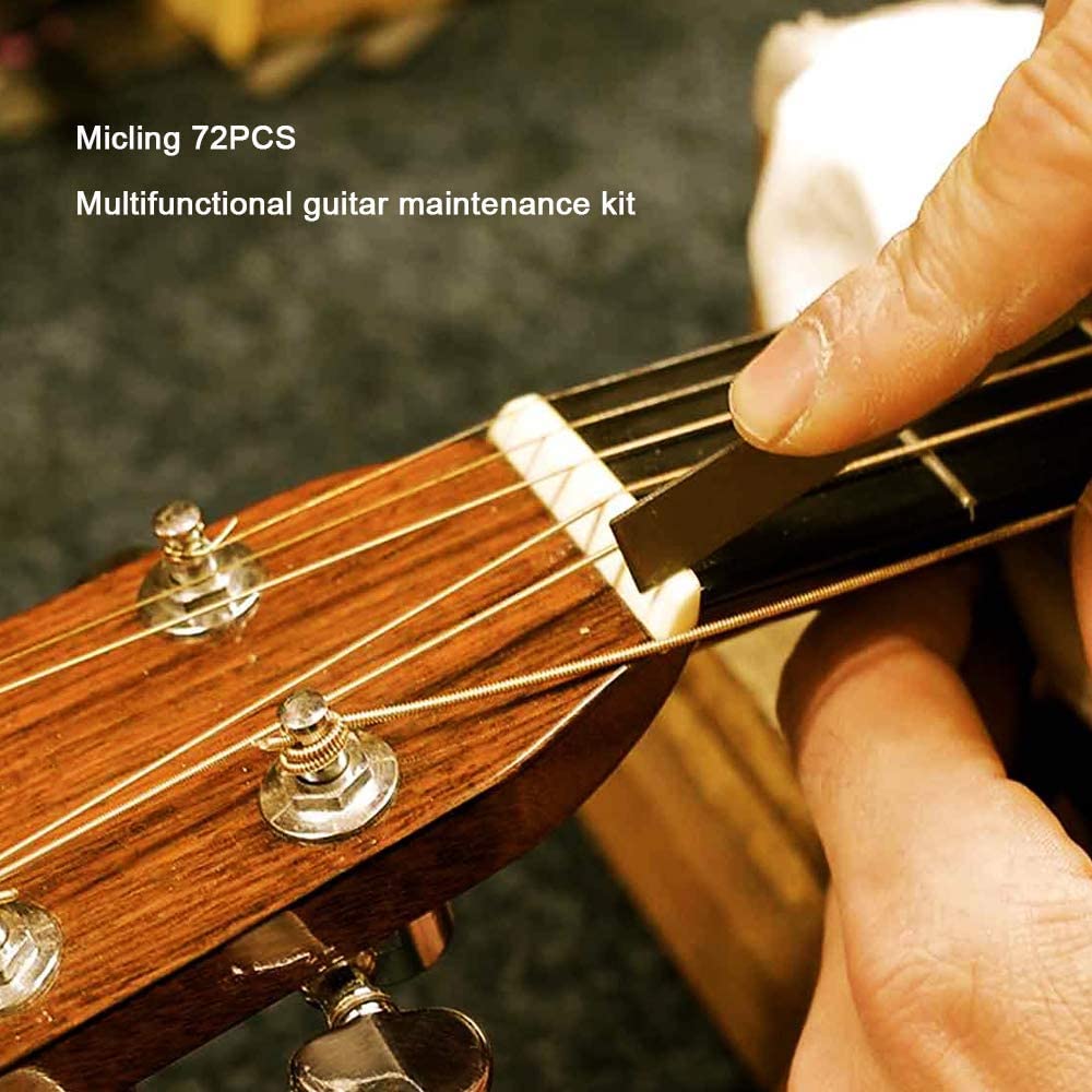 YWHWLX Guitar Maintenance Repair Guitar Repair Guitar Cleaning Care Tool Set for Acoustic Electric Perfect Gift for Music and String Instrument Lovers