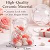 12PCS Large Gummy Bear Container Reusable Candy Storage Container Plastic Candy Boxes Clear Giant Gummy Bear Storage Jar
