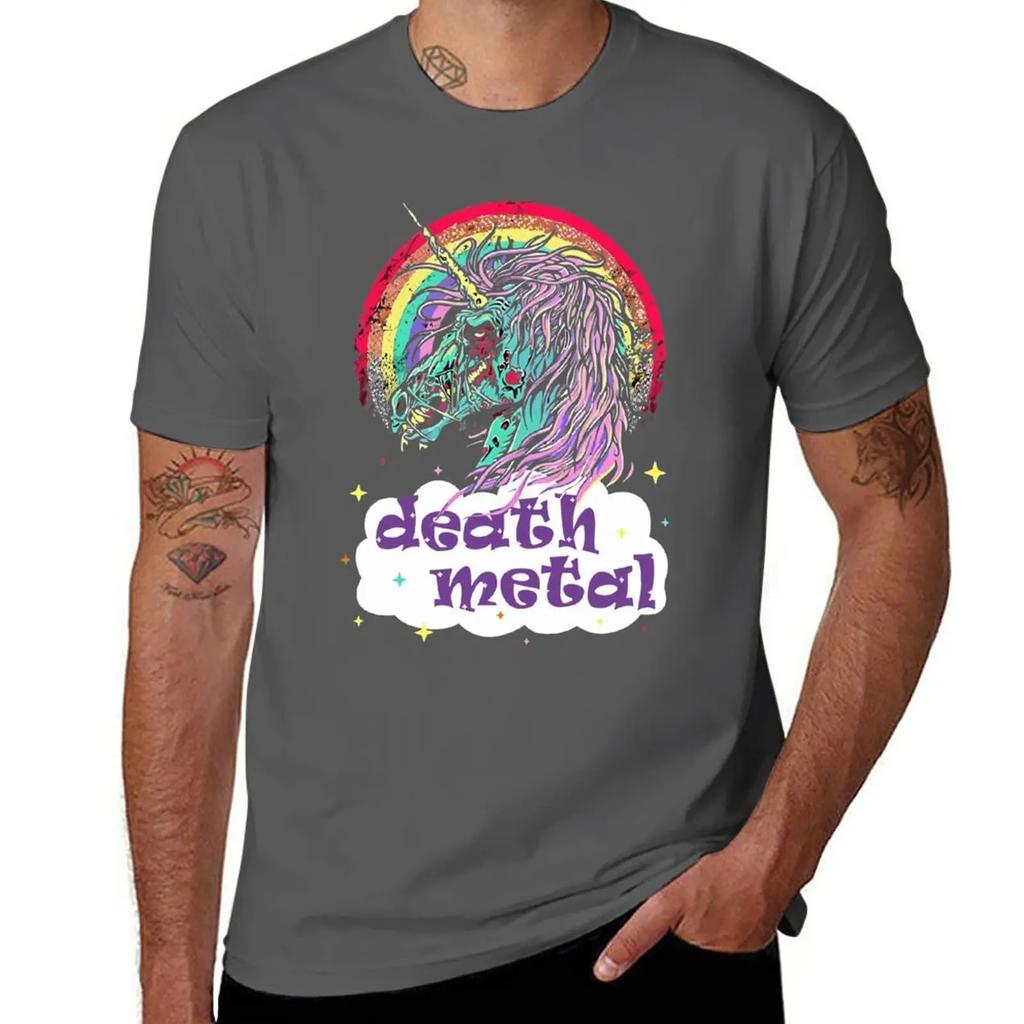 Zombie Unicorn Death Metal T-Shirt blanks quick drying plain t shirts