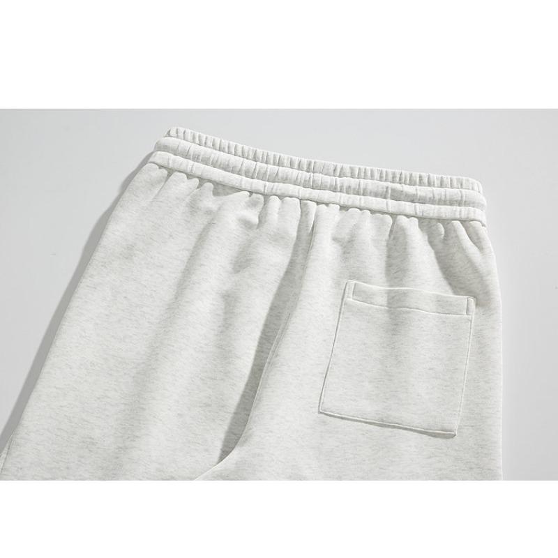Men Plus Size Loose Straight Solid Casual Long Sports Sweatpants