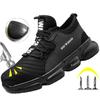 Fashion Men Safety Shoes Steel Toe Sneakers Anti-smash Industrial Work Shoes Lightweight Puncture Proof Work Man Safety Boots Male Boot