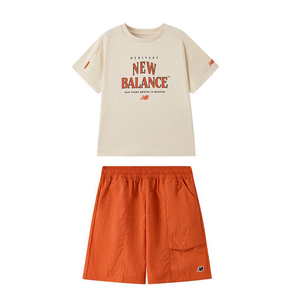 New Balance Футболка 2 шт. Детская ND2SG2E123-ORG 110