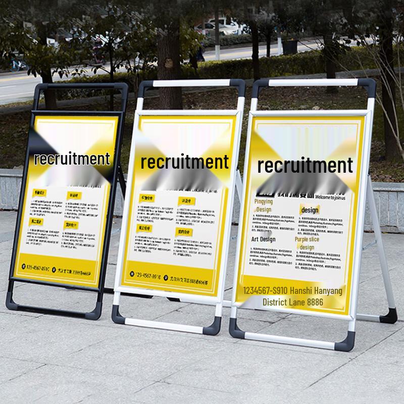 JNL 60x80cm Aluminum A-Frame Poster Display Stand