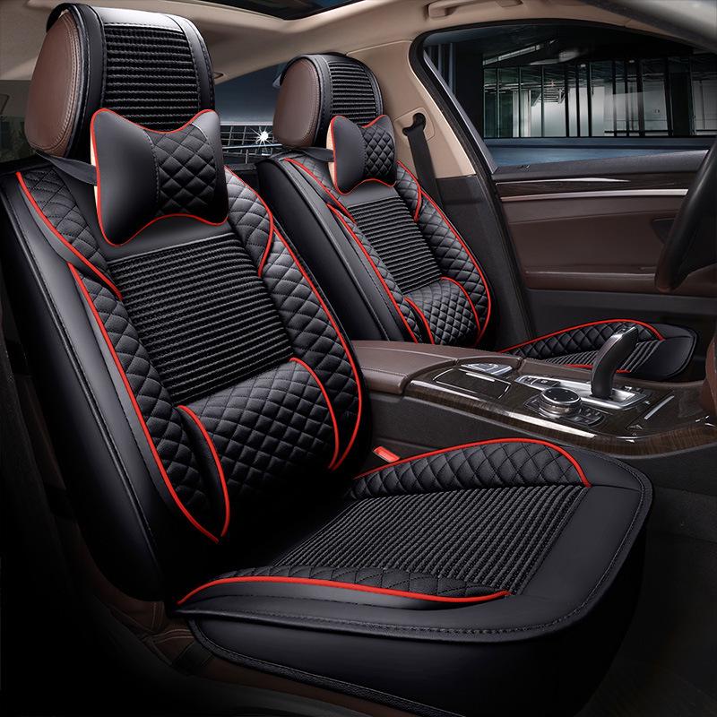 Ice Silk Full Cover Car Seat Cushion Set for Civic, Cruze, Corolla, Haval M6F7, MG ZS, Accord.