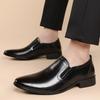 Fashion Brand Designer Slip On Loafer New Pointed Toe Business Casual Shoes for Men Formal Wedding Dress Homecoming Footwear