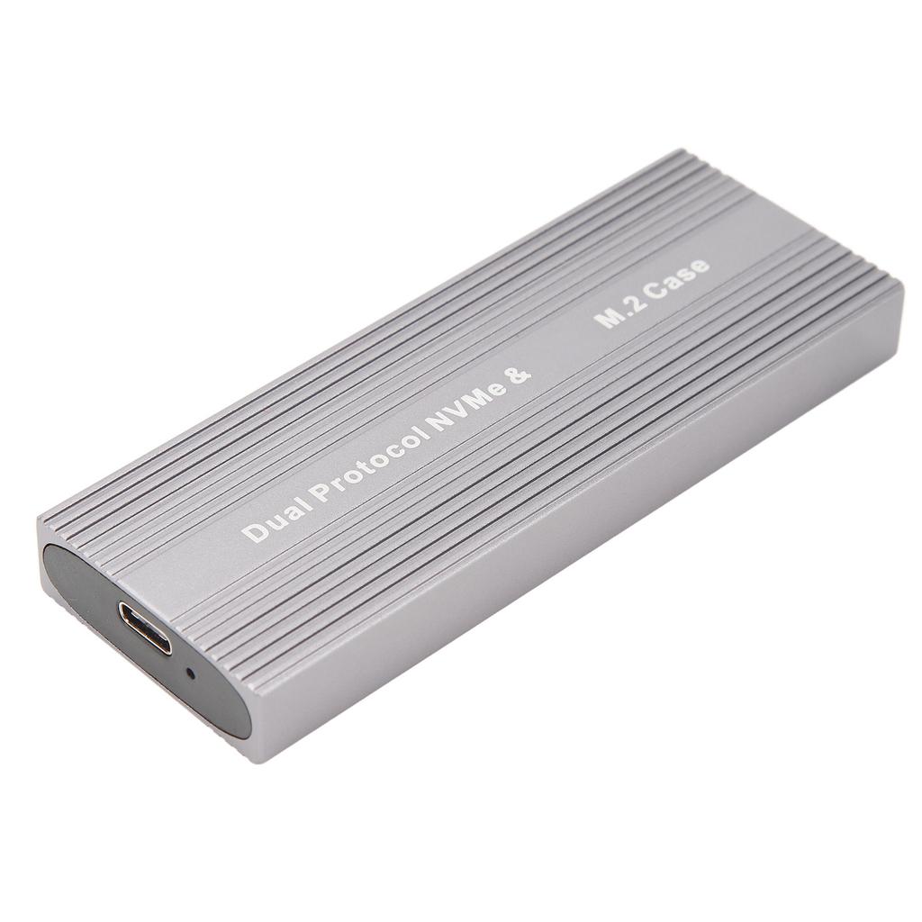 M.2 Nvme PCIE NGFF SATA SSD Enclosure Type C Port 10Gbps UASP Compliant Tool Free Solid State Drive Enclosure for 2230