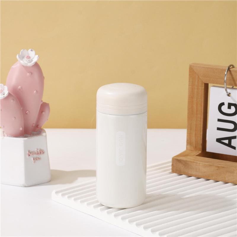 Fashion Mini Thermos Cup Business Travel Girls Small Outdoor Pocket Cup Children School Student Water Cup