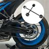 Crash Slider Protector Bars Motorcycle Front Rear Wheel Axle Bars For GSX-8R GSX-8S Wheel Hub Protector