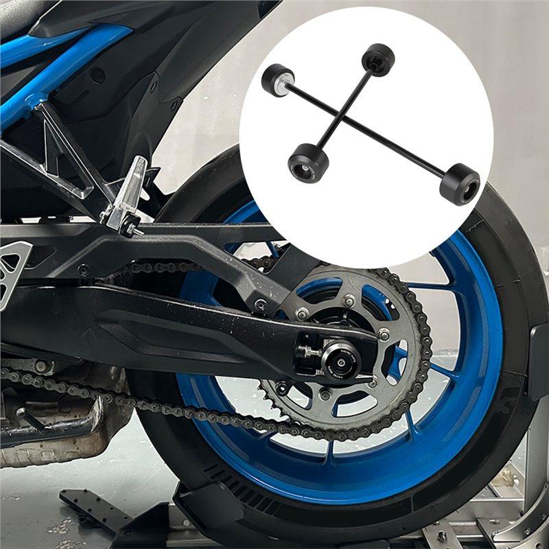 Crash Slider Protector Bars Motorcycle Front Rear Wheel Axle Bars For GSX-8R GSX-8S Wheel Hub Protector