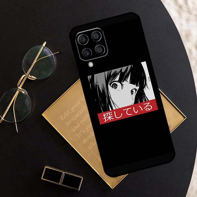 Sad Japanese Anime Aesthetic For Samsung Galaxy M16 M06 M12 M13 M14 M15 M35 M55 M34 M54 M33 M53 M21 M31 M11 M32 M52 Case