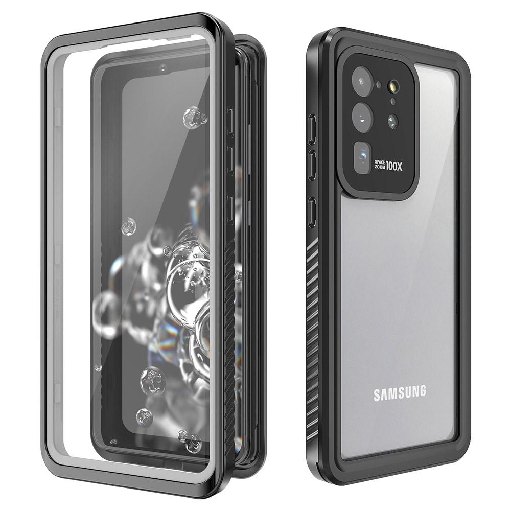 FS Serie IP68 Wasserdichte Hülle Für Samsung Galaxy S20 Ultra Transparent Rundumschutz Handy Schutzhülle