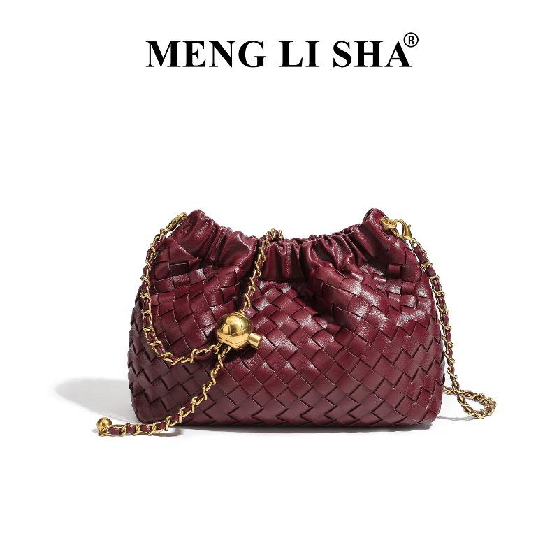 Spring and summer new niche design chain cloud bag simple fashion woven bag versatile single shoulder messenger women's bag
