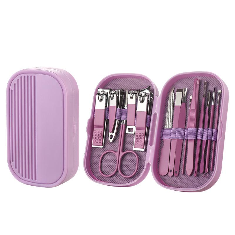 8-Piece Grooming Set: Nail Clippers, Pliers, Ear Pick, Foot Care, Eyebrow Tools, 14 Box Set