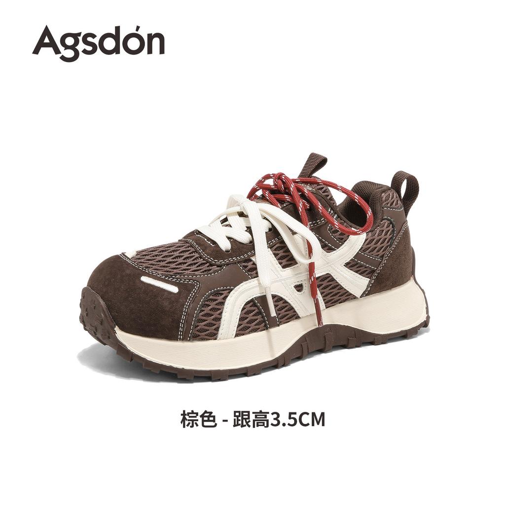 Augustine Gray German Training Shoes New Spring Platform Retro Forrest Gump Sports and Leisure Dad Shoes