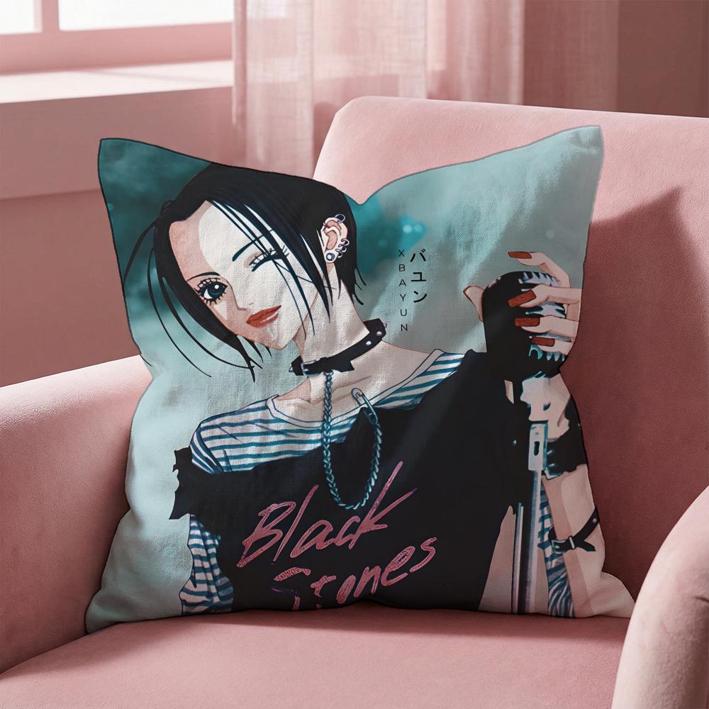 

Anime N-N-NANA Cushion Cover Multi-Scene Pillow Cover for Home & Car - Reversible, Soft & Durable for Daily Use 30cmx30cm