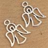 18/48Pcs/Lot Silvery Angel Pendants for Handmade DIY Earrings Necklaces Bracelets Decorative Jewelry Making Materials