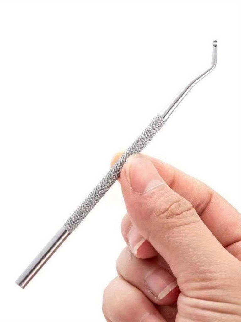 1/3/10 Stück Edelstahl Doppelkopf Zehennagelheber, Eingewachsener Zehennagel Heber, Zehennagel Schmutzentferner Werkzeug, Pediküre Werkzeuge