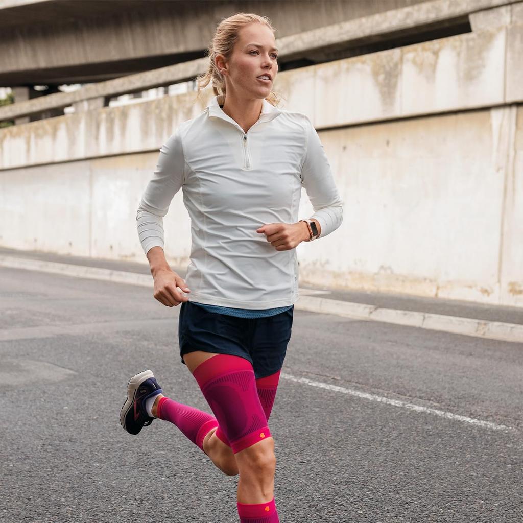 BAUERFEIND Sports Compression Sleeves Upper Sports Leg Sleeves for Made in Compression Reduces Muscle Vibration and Promotes Energy Leg, Thighs,