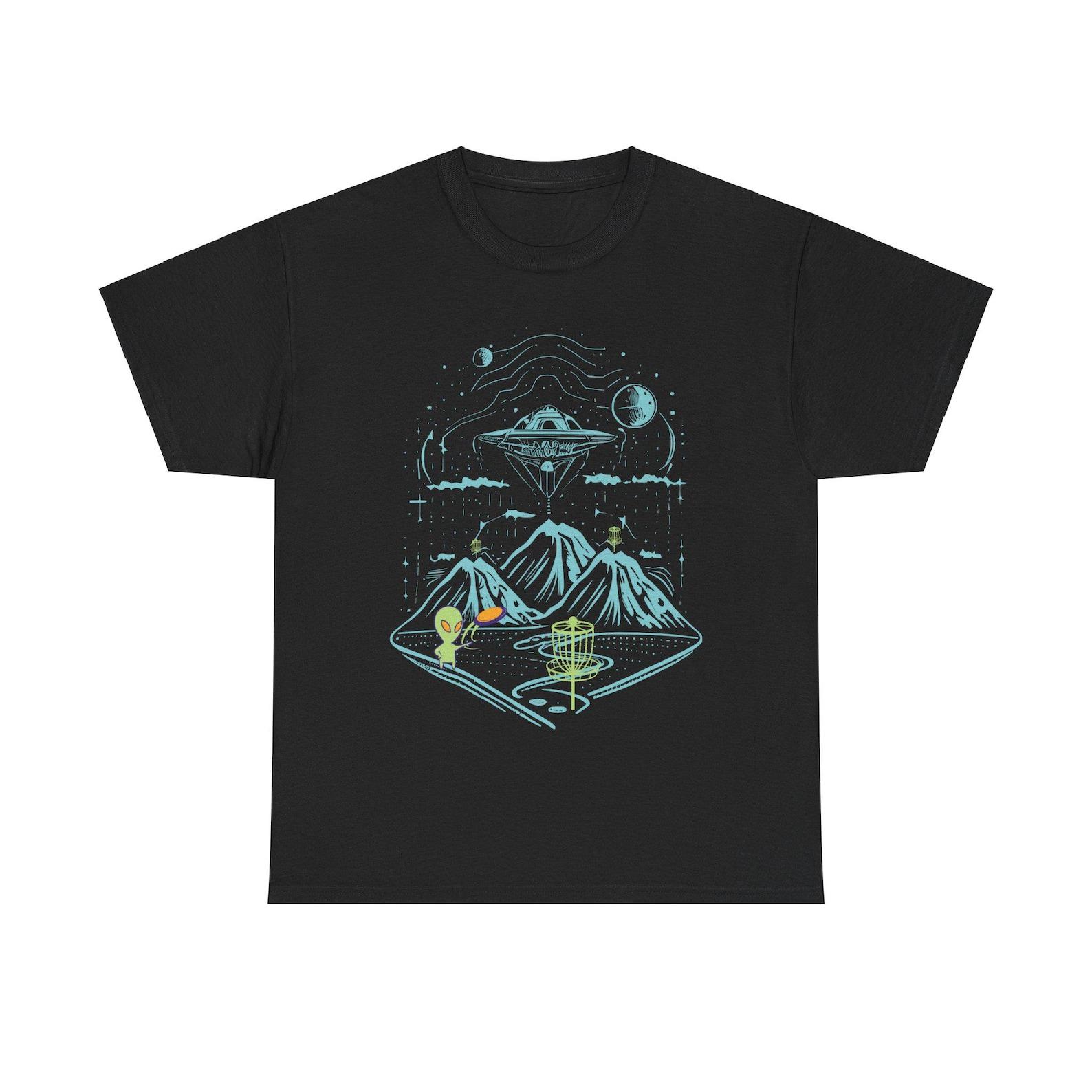 Alien Disc Golf Gildan Unisex Heavy Cotton Tee 100