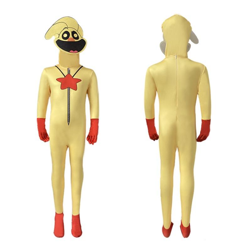 Halloween Children Nap Role-playing Catnap Smilings Critters Cat Cosplay Costume Catnap Jumpsuits with Mask Kids Horror Costumes