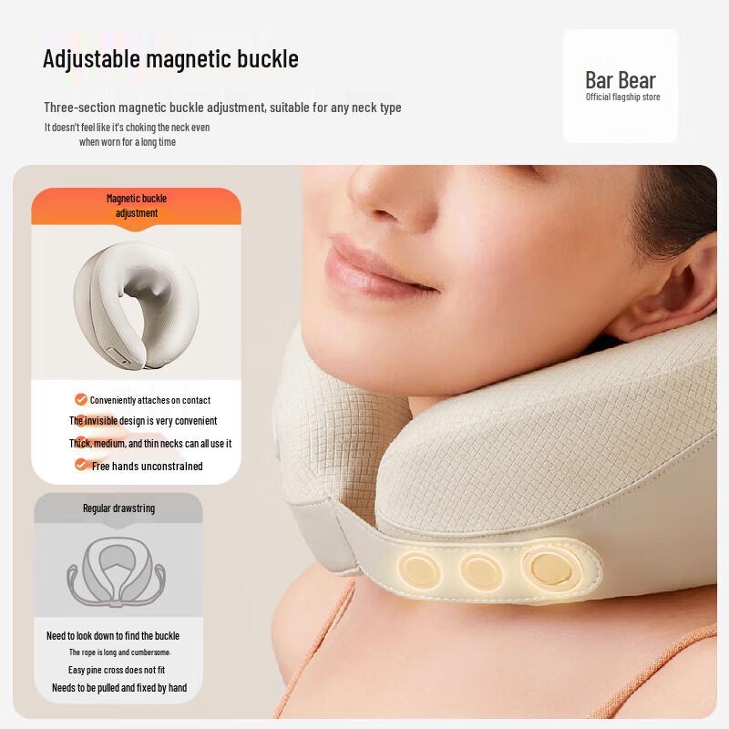 Bear Portable Neck and Shoulder Massager Pillow