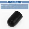 X AUTOHAUX Silikonowa Czapka Silikonowa Zatyczka Obróbka Hydrauliczna Mecla Czapka Hydrauliczna Zaślepka Czarna