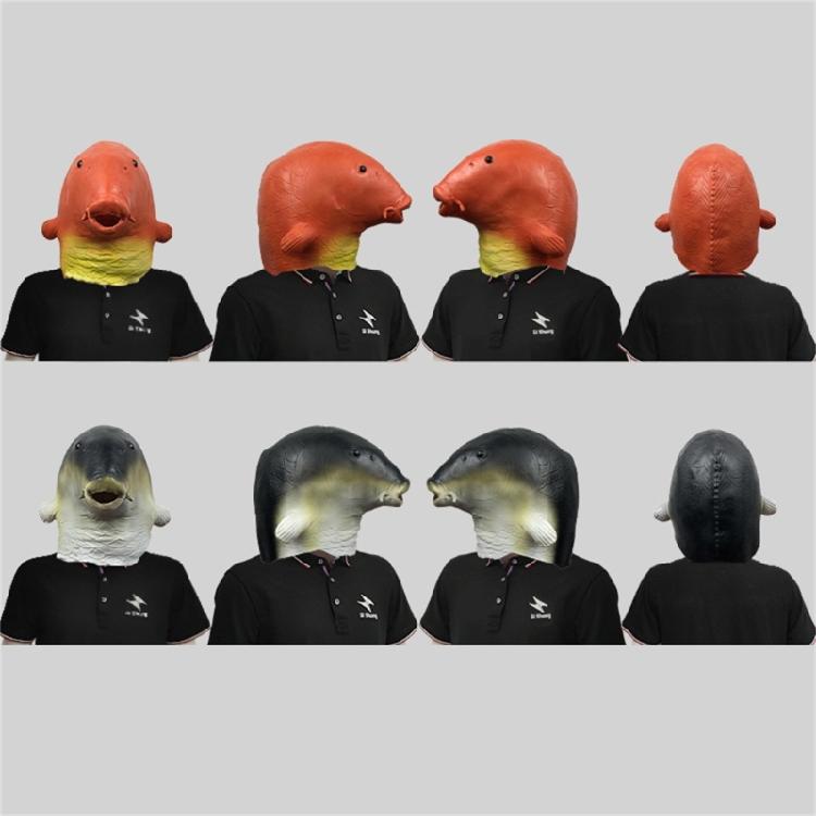 Funny Latex Head Masks Realistic Animal Mask Carnival Party Masks for Halloween