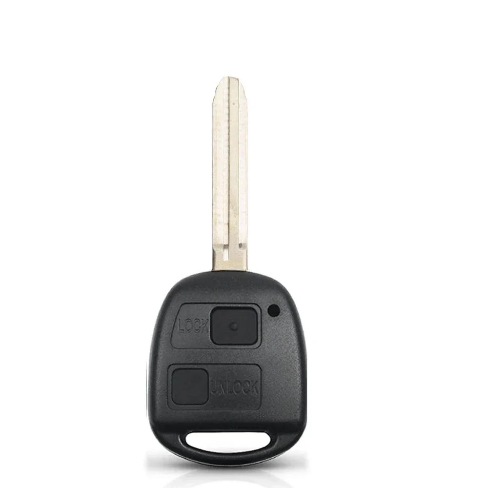 2/3 Buttons Modified Flip Car Key Shell For Toyota Camry Land Cruser 120 Prado Avensis Tarago Rav4 For Lexus Rx330 Toy43