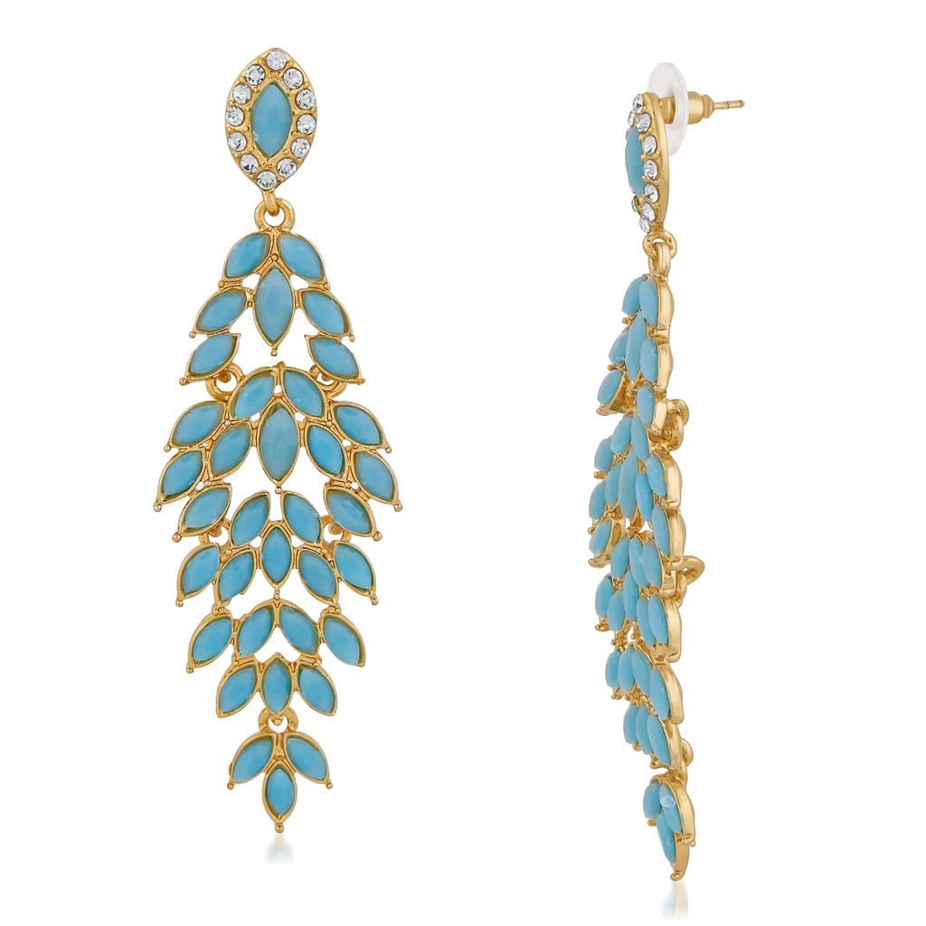 Beautiful Crystals Dangler Earrings for Girls and Women