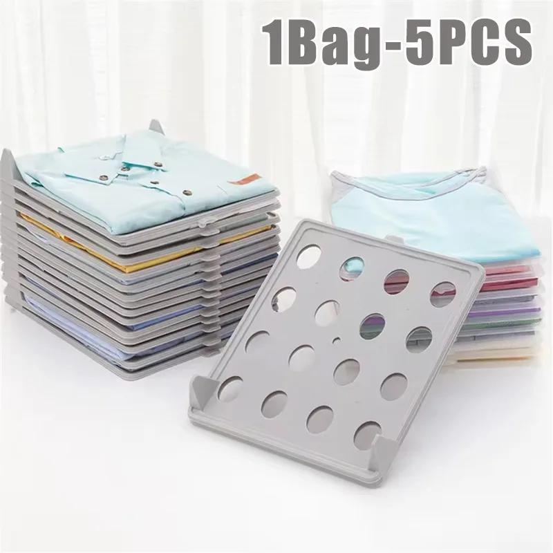 Shirt Organizer T Shirt Folder Board Clothing Lazy Folding Board Dividers Stackable Multi-Functional Wardrobe Storage Goods