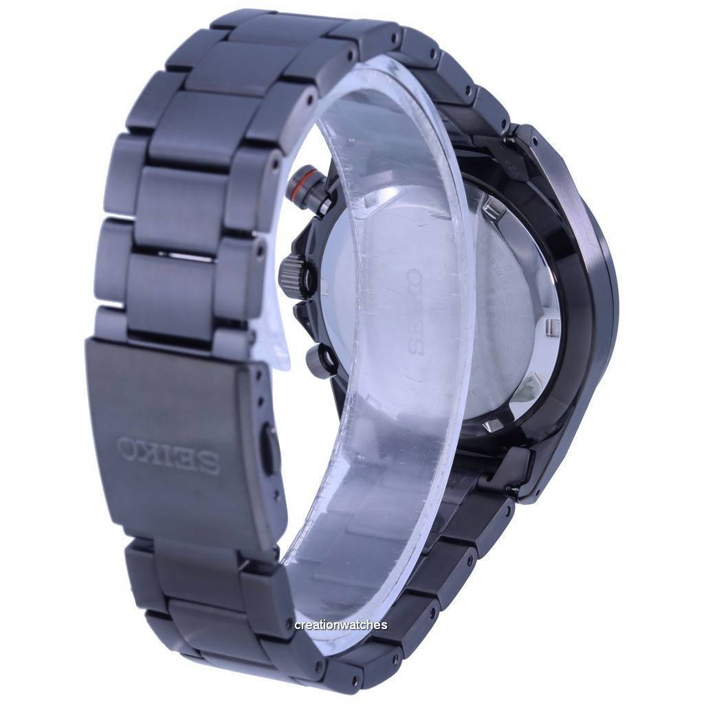 Seiko Neo Sports Chronograph Black Dial Quartz SSB399 SSB399P1 SSB399P 100M Herrenuhr