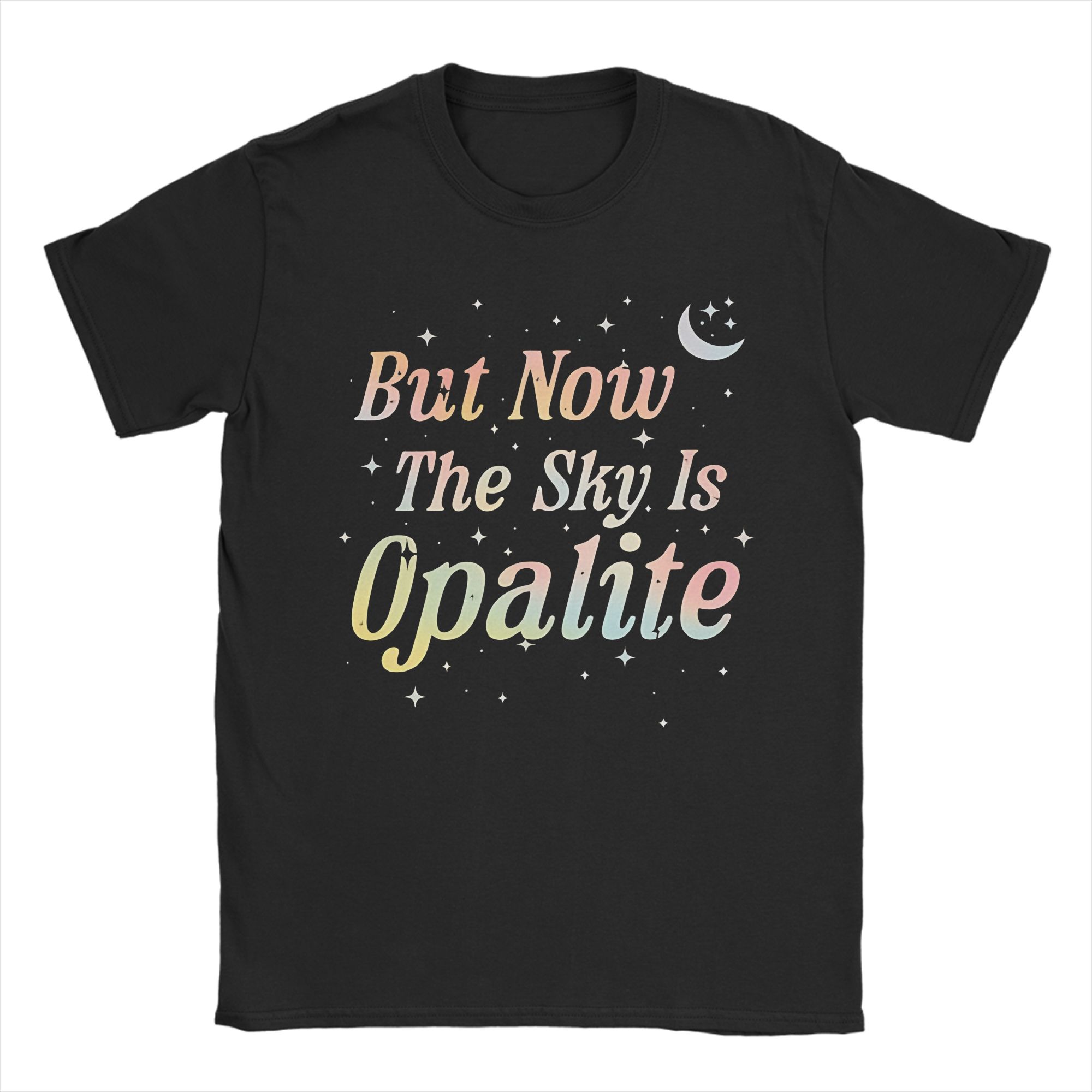 

Men But Now The Sky Is Opalite TS Inspired T Shirts 100% Cotton Tees Beach Y2K Funny O-Neck Popular Casual Tee Shirt Big Size S