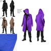 Versatile Death Hooded Capes Long Sleeve Wizard Cloak For Halloween Cosplay Fun