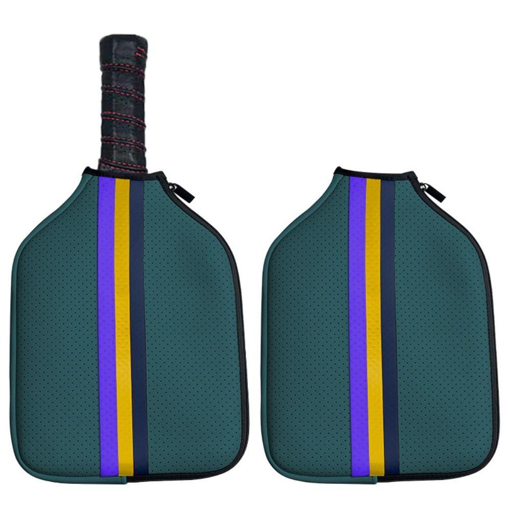 Dust Cover Pickleball Racket Sleeve Zipper Closure Pickleball Storage Bag  Practice Training