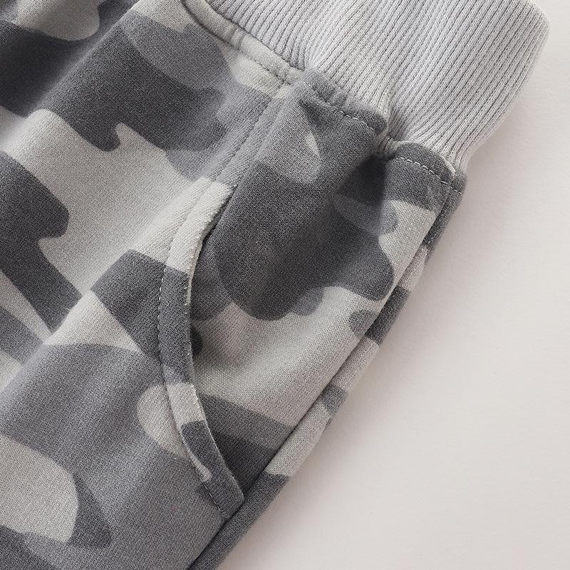 Autumn European Style Boys' Camouflage Sports Pants for Kids