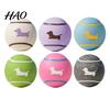 Durable Fetching Balls for Small Dogs Latex Squeaky Dog Ball, Interactive Fetch Cute Dachshund Pattern, Pet with Sound Chew Toy Medium Indoor Outdoor