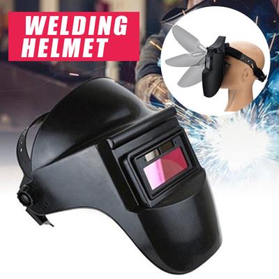 Solar Powered Auto Darkening Welding Helmet Mask Adjustable Shade Welder Cap