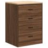 VidaXL Armoire de rangement de garage chêne marron 60x51x85cm bois pin, armoire, armoire à outils, armoire basse, armoire de 860604