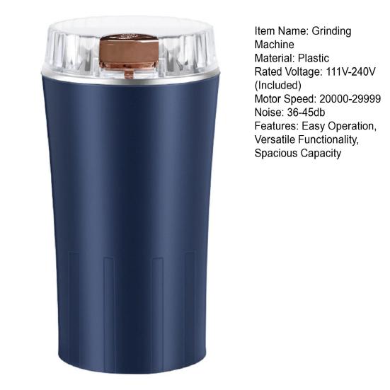 Electric Coffee Grinder 240W Stainless Steel Blades Multifunction Spice Grinder Coffee Beans Nuts Herbs Grinding Machine