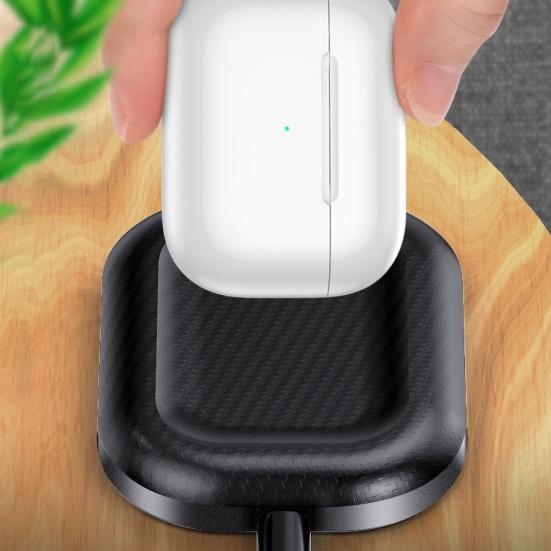2 in 1 Handy-Ladegerät Rutschfeste Kabellose Kopfhörer Schnellladeständer für Apple