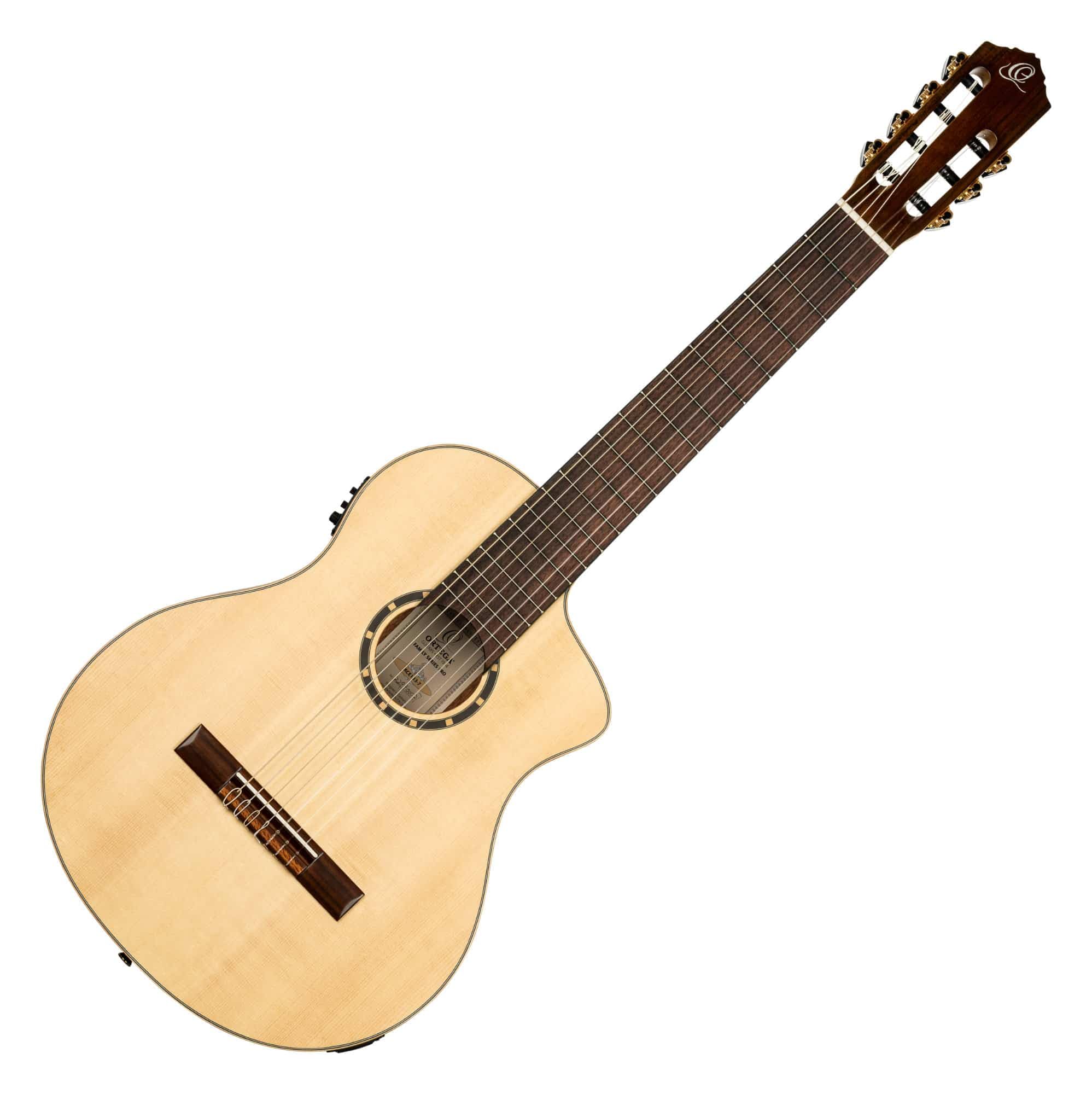 

ORTEGA Classic Guitar FAMILY Series PRO Solid Spruce Top 7 String Electric Specification RCE133-7 [Gig Bag Included]