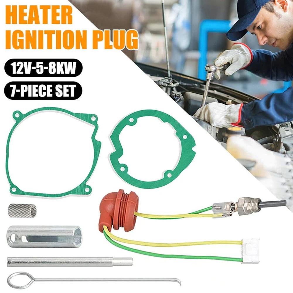 Car Air Diesel Gasket ramic Glow Plug Kit For 12V 2KW 5KW 8KW Chinese Diesel Heater Parking Heating Ignition Plug Kit