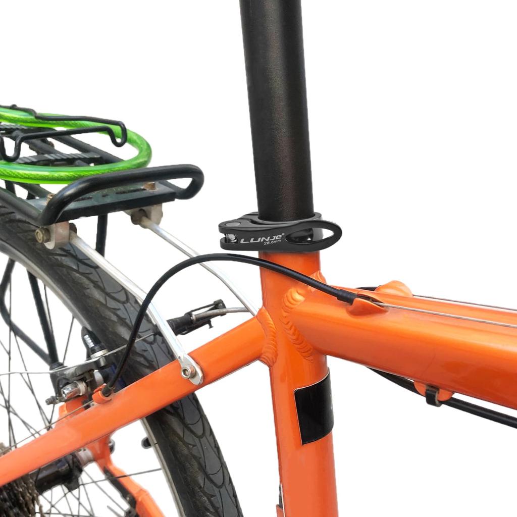 TRIWONDER Aluminiumlegierung Sattel Schnell für und Fahrradsattelstützen Klemme, Leichtgewicht, Schnellspanner, 28.6, 31.8, 34.9mm