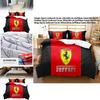 Ferrari Pattern Digital Print Comforter Set With Reactive Dyeing For Bedroom Decor